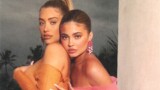 22-летняя Кайли Дженнер и её подруга модель Анастасия Караниколау позировали в полупрозрачных платьях